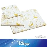ディズニー くまのプーさん 6重ガーゼケット 昭和西川 Disney 綿100％ イエロー シングル140×190cm