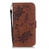 OMATENTI iPhone 6 Plus/ iPhone 6S Plus ケース, Apple iPhone 6 Plus/6S Plus 高級PUレザー ケース 手帳型 保護ケース カード収納ホ