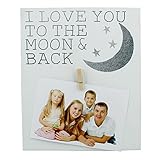 Unusual 'I Love You To The Moon & Back' Canvas Photo Frame by Haysom Interiors by Haysom Interiors