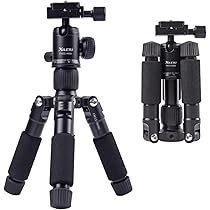 Amazon | XILETU ポータブルミニ三脚、高さ51 cm、アルミニウム