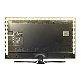 XCSOURCE 118インチLEDテレビバイアスバックライトストリップウォームホワイトストリップキット、USB電源、周囲背景照明for HDTV TV PCモニタld1281