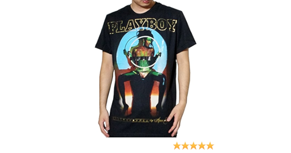 Amazon マークエコー Marc Ecko Tシャツ プレイボーイ コラボ Playboy 黒 ブラック M Tシャツ カットソー 通販