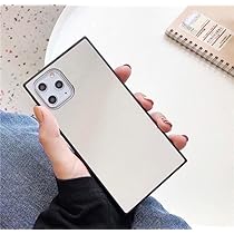 Amazon.co.jp: アイフォンSE3/SE2用ケース ミラー スクエア型