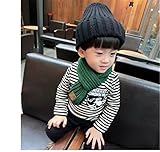暖かい秋と冬のスカーフ子供イングランドグリッドスーパーソフトカシミヤスカーフ (Green)