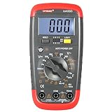 UYIGAO UA33D デジタルLCDマルチメーター ミニデジタルマルチメーター マルチメーター DC/ AC電圧DC電流抵抗容量測定 ダイオード持続テスト ミニハンドヘルド式
