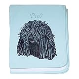 CafePress – Puli幼児毛布 – スーパーソフトベビー毛布、新生児おくるみ ブルー 047363750125CD2