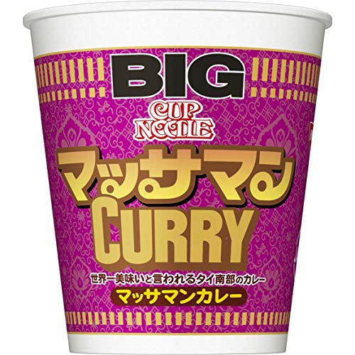 日清 カップヌードル マッサマンカレー ビッグ 107g ×12個