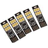 TOOGOO ( R ) 5点led6 Night Light Soshine USB電源1 W 5 Vタッチ減光暖かいホワイトライト新しい