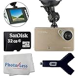 Dashboard DVR Cam Vehicle HD 1080P 170 Degree Ultra Wide Angle Lens G-Sensor Black Box Driving - 2.6