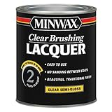 Minwax 155050000クリアBrushingラッカー、クォート、半光沢