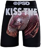 PSDメンズKiss Theリングボクサーブリーフ下着 ブラック