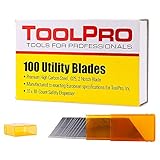 ToolPro Premium Utility Blades, 100 ct [並行輸入品]