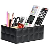 デスクオーガナイザー ホーム オフィス デスクチェアー PUレザー ストレージボックス, ブラック