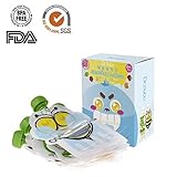 8PCS 母乳保存パック 母乳フリーザーパック 密封食品サプリメント貯蔵バッグ ジュース貯蔵袋 自家製フルーツ貯蔵袋 再利用可能 150ml ランダムカラー