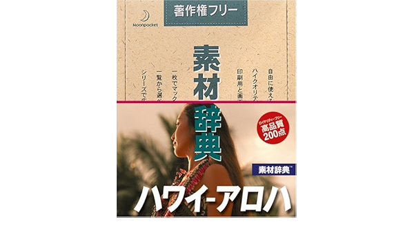Amazon 素材辞典 Vol 140 ハワイ アロハ編 3dcg素材 Pcソフト