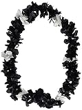 Silk 'N Petals Elegance Lei (black & white) Party Accessory (1 count) [並行輸入品]