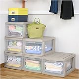 EMING(エミング)深型ストッカー1段(6個組) EM1-6(BE) ベージュ