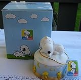 Rare 。WestlandピーナッツベビースヌーピーMoon Trinketボックス – Nursery Decor