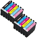 エプソン用IC50インク IC6CL50互換インク (2BK/2C/2M/2Y/2LC/2LM) 増量 12個セット エプソン IC50互換インクカートリッジ 残量表示機能付 ICチップ付け 対応機種：EP-301 EP-302 EP-702A EP-703A EP-704A EP-705A EP-774A EP-801A EP-802A EP-803A EP-803AW EP-804A等
