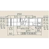 リンナイ　φ60KP部材【EFS-615NJ】φ60　KP　スライド管(21-8802)【EFS615NJ】　給湯器