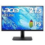 Acer モニター ディスプレイ AlphaLine 21.5インチ ET221Qbmi フルHD IPS フレームレス HDMI D-Sub スピーカー内蔵 ブルーライト軽減 VESA対応