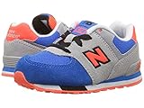 [ニューバランス] New Balance Kids ボーイズ KL574v1 Cut & Paste (Infant/Toddler) ベビーシューズ Grey/Blue 8.5 Toddler(1