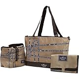 ホールマーク Hallmark リボンテープ柄 マザーバッグ 【3点セット】 HB14B-P121 (ベージュ)