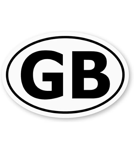 Amazon.co.jp: イギリス GB ステッカー Sサイズ typeA : 車＆バイク