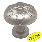 Cosmas ® 7682snサテンニッケルキャビネットハードウェアノブ – 1 – 3 / 16 "直径 – 25パック