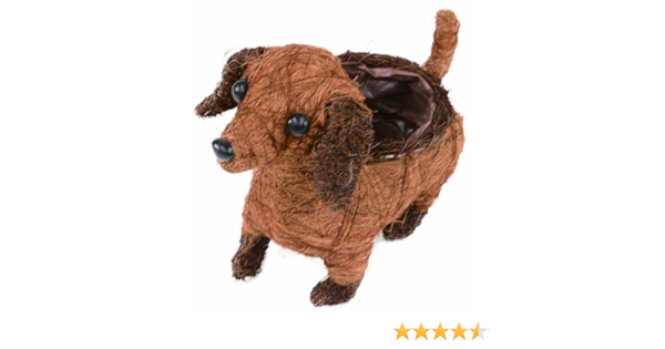 Amazon 大橋新治商店 動物型プランター アニマルバスケット 犬 ブラウン S 223 花器 インテリアボウル オンライン通販