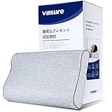 【Villsure改良型】枕 安眠 人気 肩こりB型 低反発まくら 60D高密度ウレタン･天然竹繊維カバー 通気性抜群 快眠枕 健康枕 抗菌防臭 ストレートネック 頚椎サポート いびき･頭痛対策 仰向き･横向き対応 ｢敬老の日｣家族へのプレゼント 1年間安心保証(グレー)