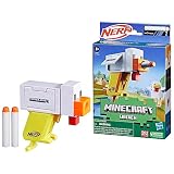 ハズブロ(HASBRO) ナーフ マイクロショット マインクラフト CHICKEN ブラスター、エリートダーツ2本付き、マインクラフトに登場するキャラクターをモチーフにしたデザイン、対象年齢8才以上 F7968 正規品