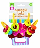 木製ラトル(ガラガラ) カップケーキ [並行輸入品]