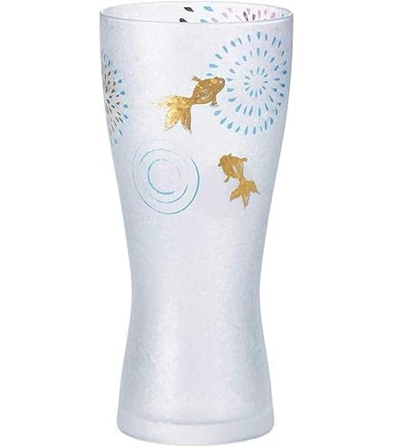 Amazon.co.jp: ノーブランド品 C8『創作ガラス藍色切子ビール杯揃樋口