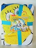 Sponge Bob Cozy & Warm 3 Piece Blanket, Cap & Plush Socks [並行輸入品]