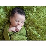 fantastic_008 Newborn Baby Photography Photo Prop Stretch Wrap - 20 Colors (Light green) [並行輸入品]