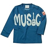 《H28秋冬物》 CHANNEL(チャンネル) 天竺MUSICギターPt長袖Tシャツ 110cm/ネイビー NO.CN-6413