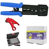 プラチナツール100054 ez-rjpro Crimper , Cat 5 / 5eコネクタ、カッター、ツールキット