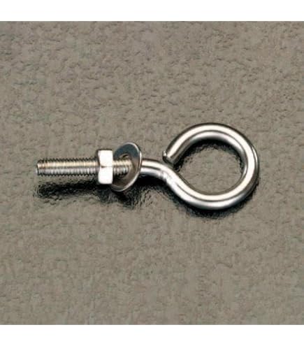 Amazon.co.jp: 34mm ナットねじ付ヒートン(ステンレス製/2本) EA951DS