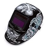 Solar Power Auto Darkening Welding Helmet Viewing Size 3.62"x1.65" For Arc Tig Mig Plasma CSA / ANSI