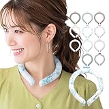 CICIBELLA クールリング 首ひんやりグッズ 72%増量大進化 暑さ対策グッズ ネックリング 首ひんやりグッズ オリジナル ブルー S