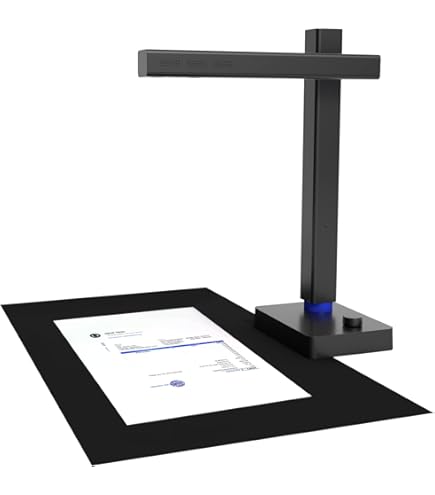 JOYUSING 14MP HD draagbare USB-overheadscanner - Scan documenten Meertalige OCR, snel scannen, converteren naar PDF/Word/Txt/Excel op Windows en PDF op Mac-systeem