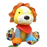 ING STYLE (イング スタイル) ベビー＆キッズ なかよしアニマル 音が鳴る 仕掛けぬいぐるみ 知育 玩具 おもちゃ 動物 プレゼントに 人形 遊び 生後3か月頃から 一緒にお出かけ いつでも