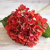 Auntwhale 人工シルクアジサイブッシュフラワーバンチブーケウェディングパーティー