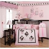 Geenny CRIB-CF-2032 Boutique Butterfly 13 Piece Crib Bedding Set in Pink / Brown by GEENNY [並行輸入品]