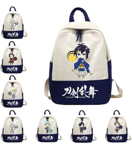 Amazon.co.jp: 刀剣乱舞 バックパック リュックサック 三日月