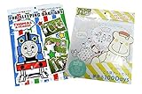 KiKKa for mother THOMAS&FRIENDS ごろ寝アートペーパーセット・どうぶつ王国の夢見る100Daysごろ寝アートセット　2点