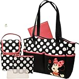 ディズニー [Disney]  ミニーマウス 5-in-1 マザーズバッグ セット Disney - Minnie 5-in-1 Diaper Bag Set 【並行輸入品】