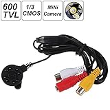 mini camera - BANGWEIER XL-L1523CP4 HD 1280 x 960 600TVL 1/3 Inch CMOS Sensor Night Vision Mini Came