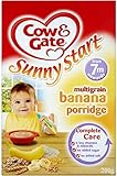 Cow & Gate Sunny Start Multigrain Banana Porridge 7mth+ (200g) 牛とゲート日当たりの良いスタートマルチグレインバナナ粥7Mth + （ 2